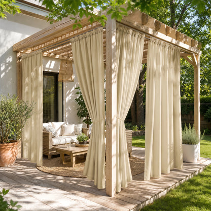 4-Pack Outdoor Patio Curtains – 54" × 84"