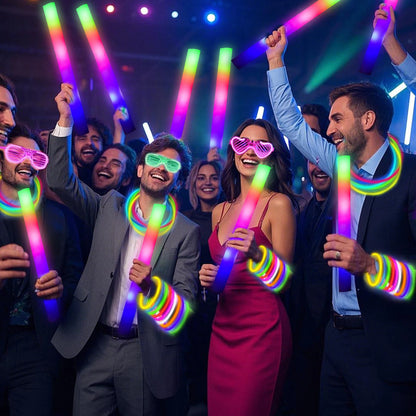 168-Piece LED Glow Party & Dance Floor Kit