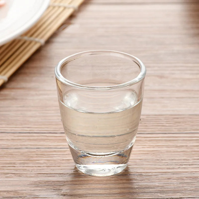6-Piece Vintage Mini Shot Glass Set – 1.2 oz Thick-Bottom Spirits Glasses
