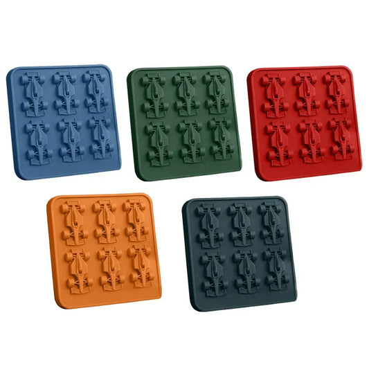 6-Cavity 3D Formula Race Car Silicone Ice Mold