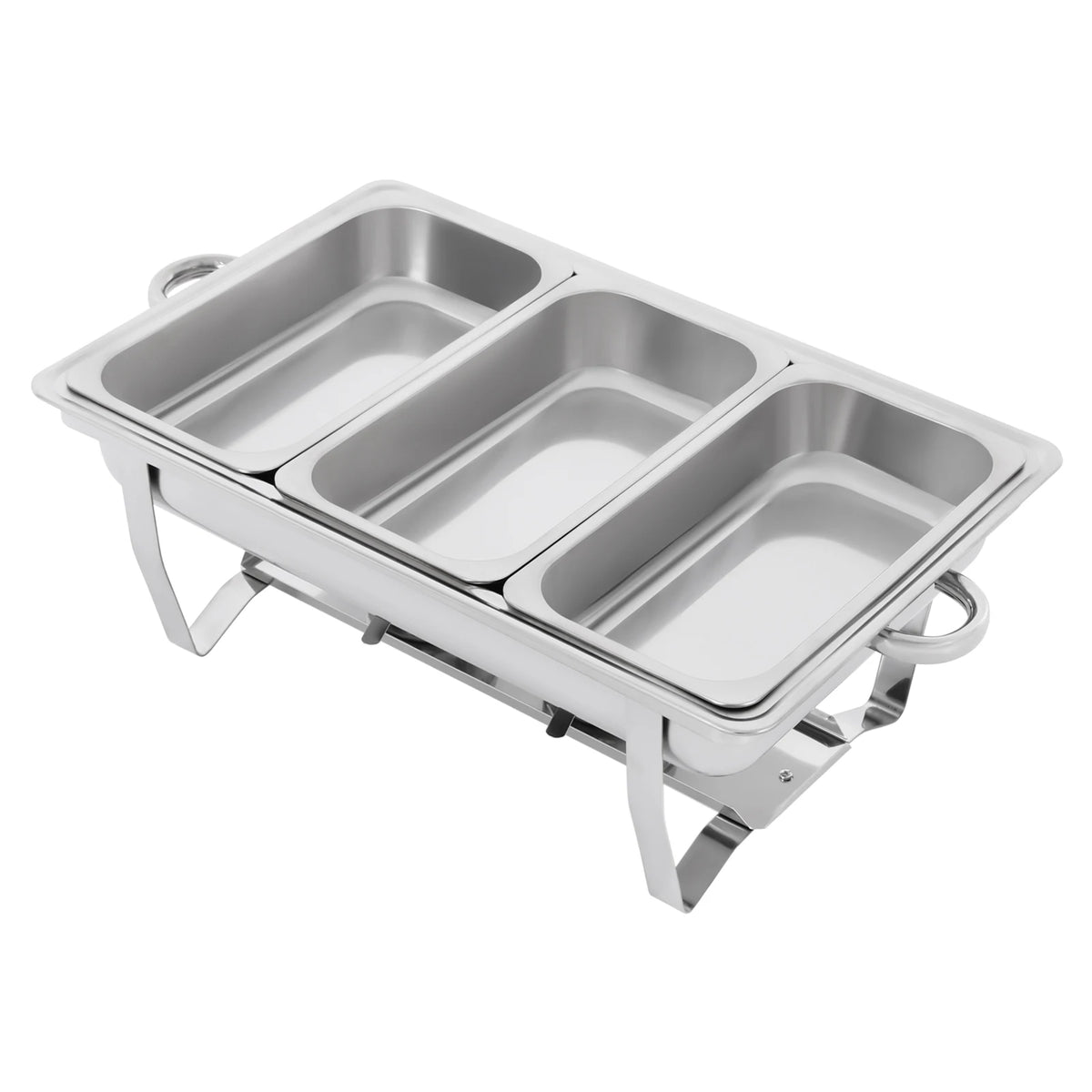 3-Pan Stainless Steel Chafing Dish Buffet Warmer