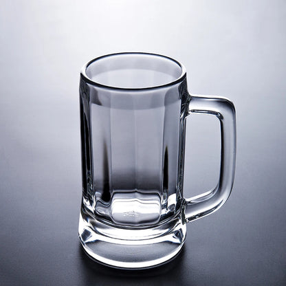 Thick-Bottom Beer Mug with Handle – 400ml or 600ml