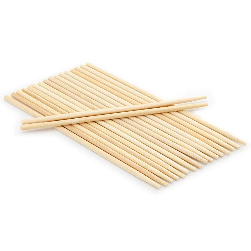 100-Pair Individually Wrapped Bamboo Chopsticks