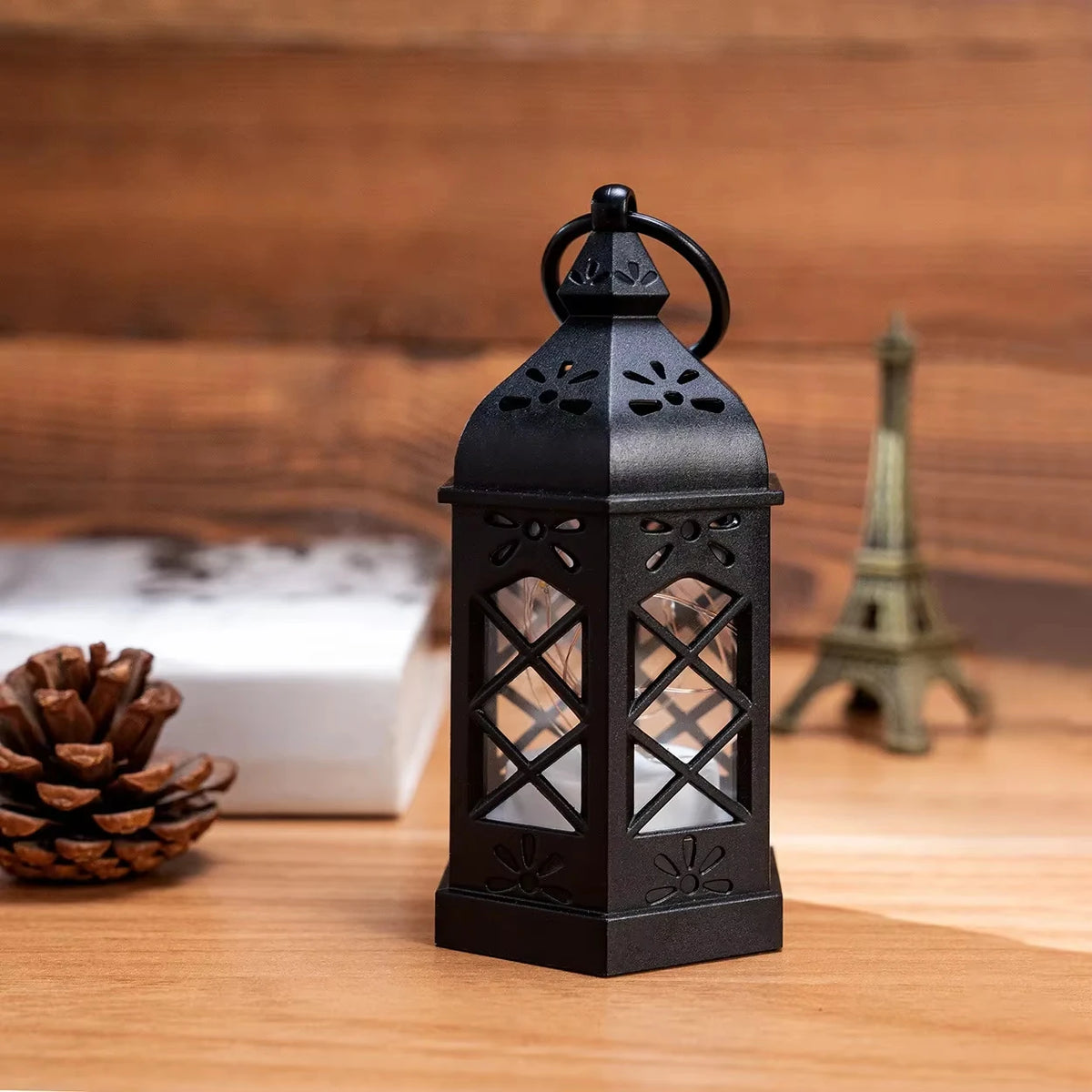 12-Piece LED Mini Lantern Set – 6" Retro Table & Party Lights