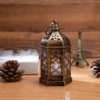 12-Piece LED Mini Lantern Set – 6" Retro Table & Party Lights